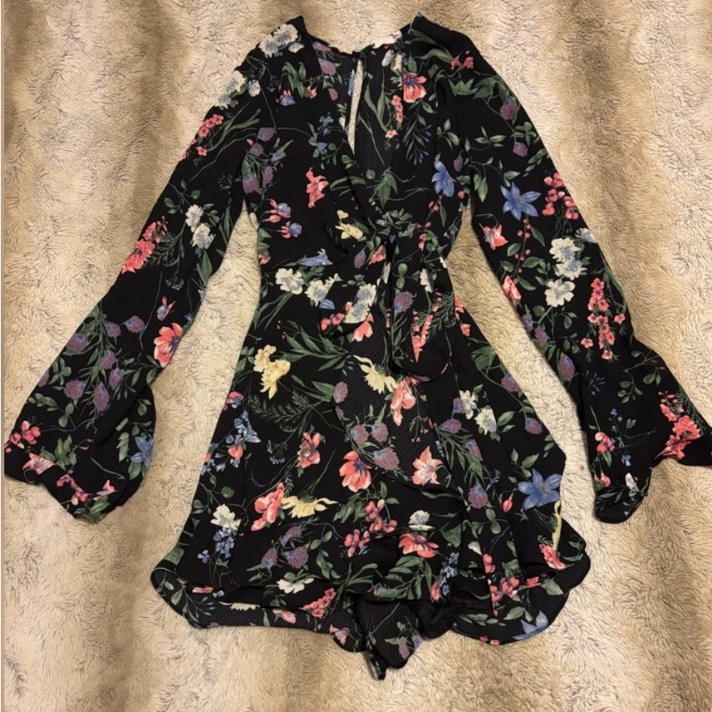 XS Floral Romper